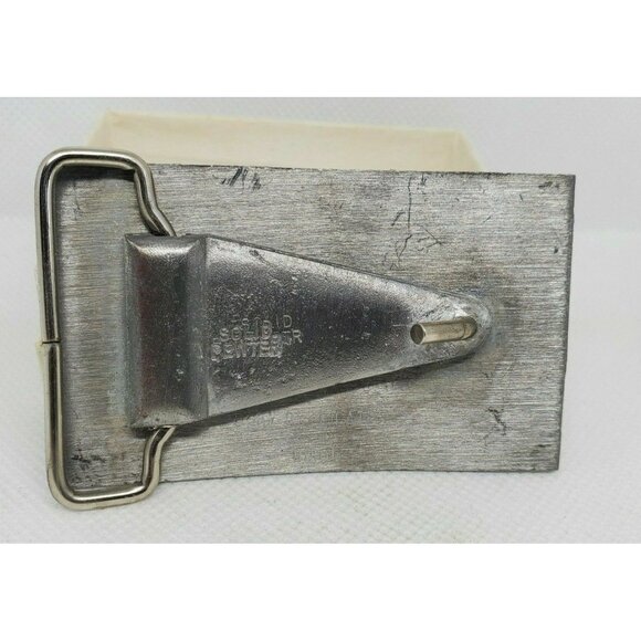 U.S Postage Lexington Concord 2 Cents Solid Pewter 1775-1925 Belt Buckle - Picture 5 of 10